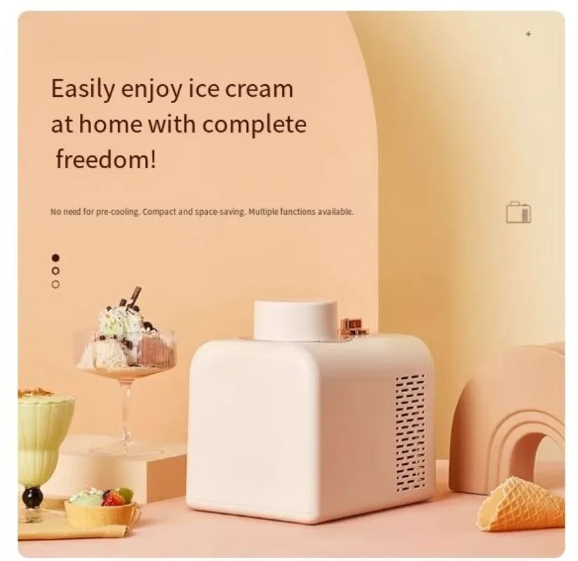 

Ice cream machine home small homemade ice cream ice cream machine fully automatic