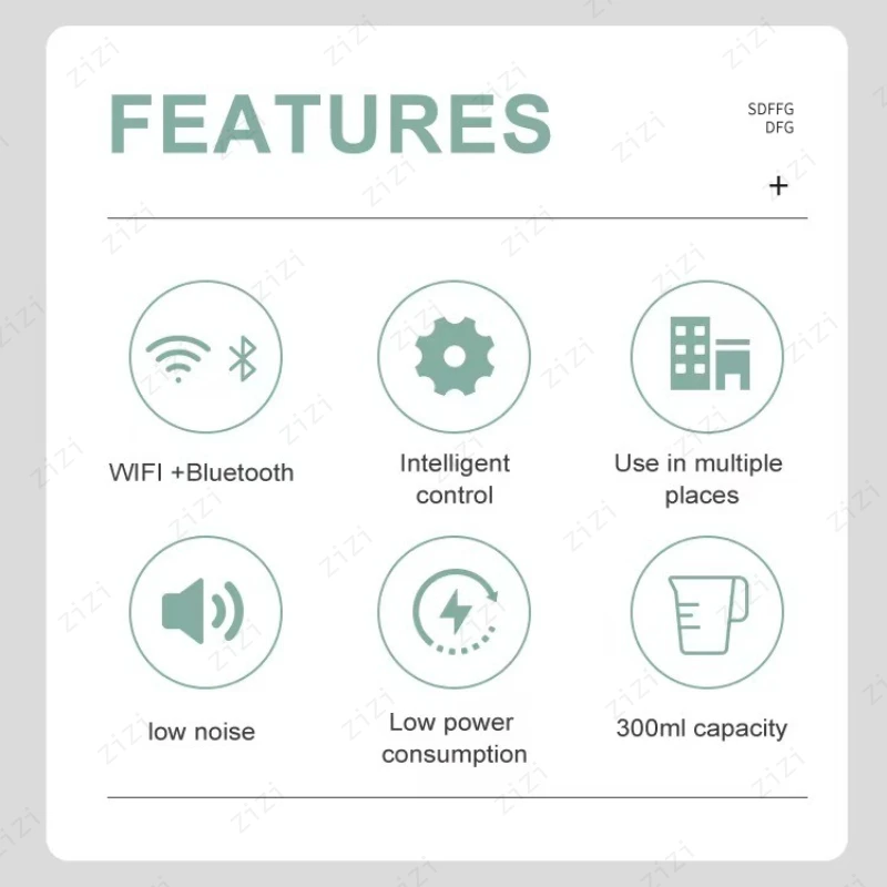 Large Scale Wall Mounted Intelligent APP Bluetooth Essential Oil Diffuser Timed Silent Office Hotel Aromatherapy Machine