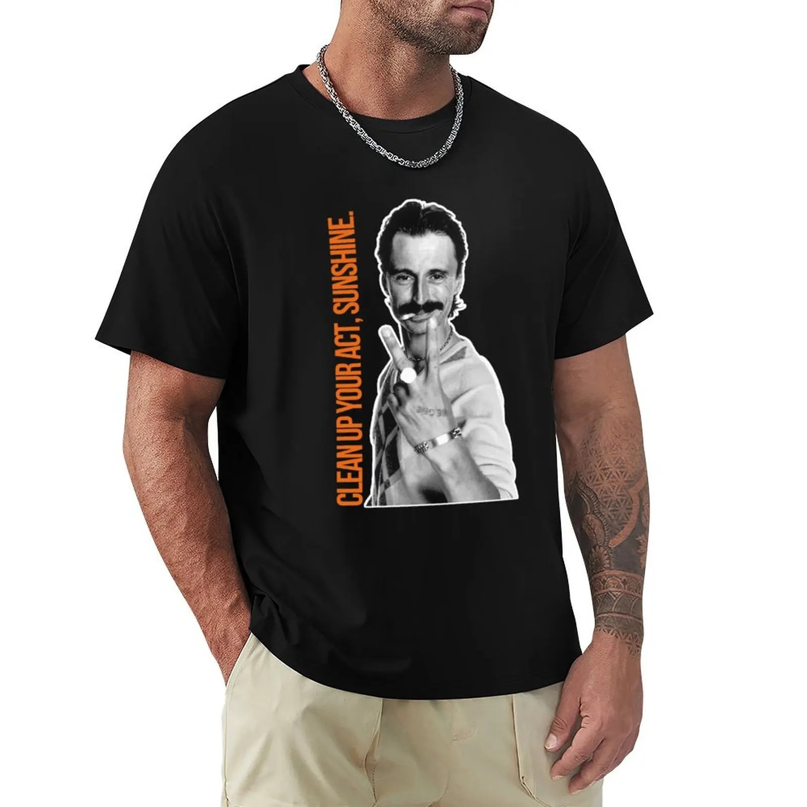 Begbie - Clean up your act, Sunshine. T-Shirt Large Size Loose Casual Tee