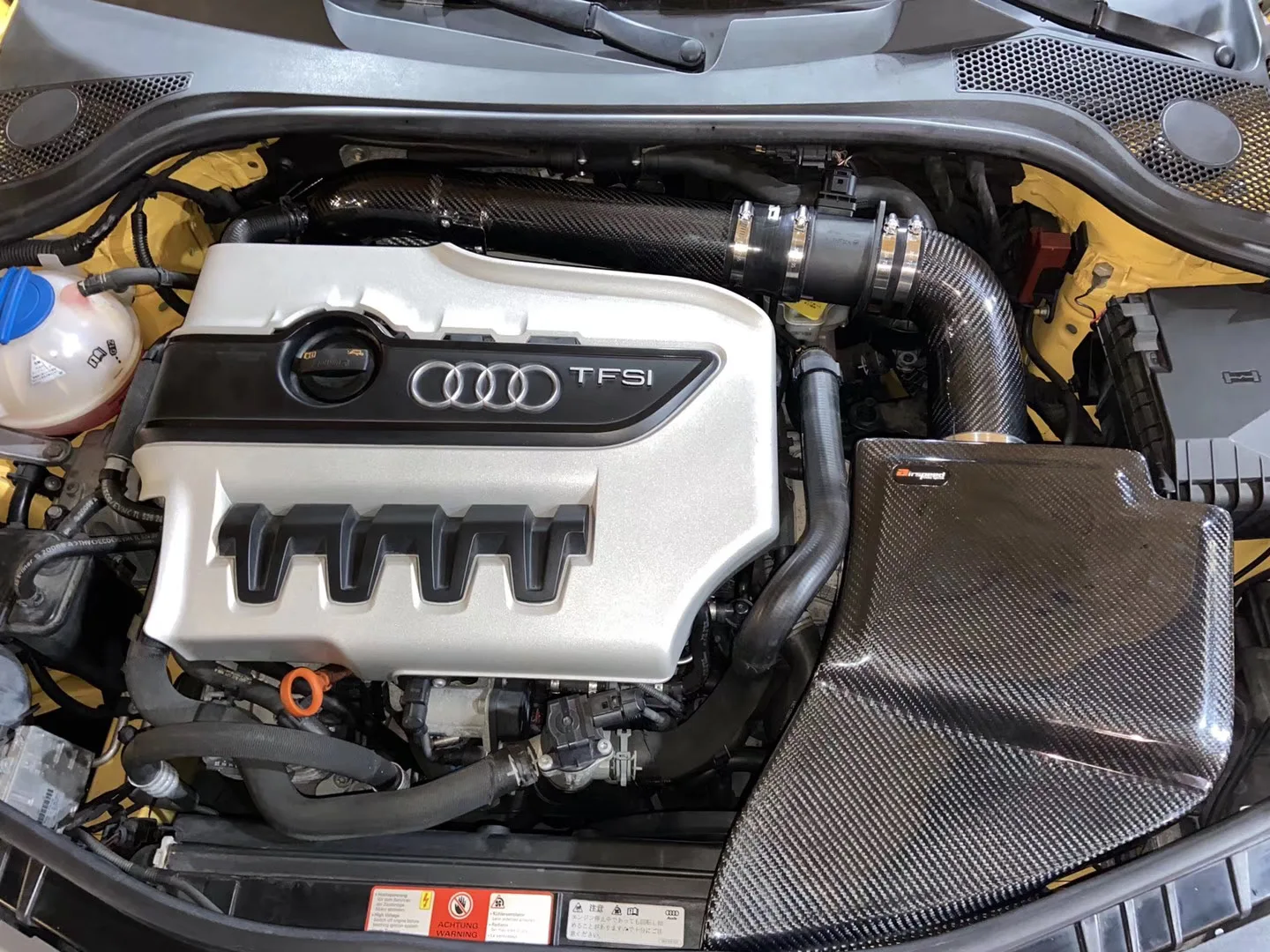Airspeed Brand Out of More Horsepower 100% Dry Carbon Fiber Cold Air Intake System for   TT,TTS EA113 8J
