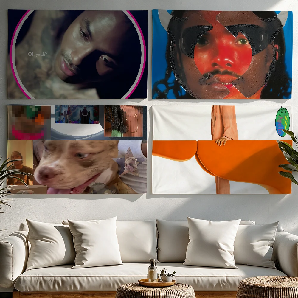 Steve Lacy Oh Yeah flag Tapestries Outdoor Parties Bedrooms Living Rooms Dorm Rooms Wall Decor Banners Gifts