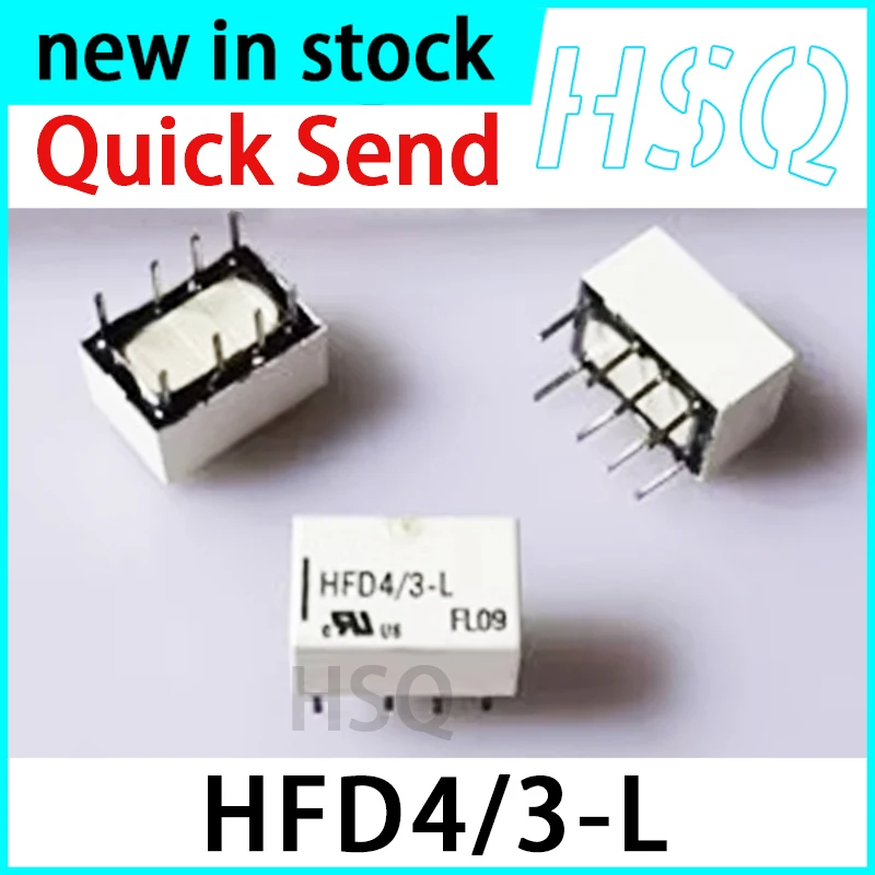 1PCS New HFD4/3-L 8-pin Magnetic Holding Direct Insertion Relay
