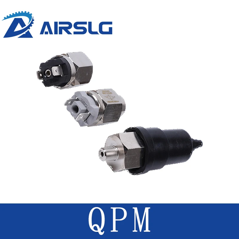 QPM Micro Adjustable Pneumatic Air Pressure Switch For Compressor Hydraulic Diaphragm Automatic Controller QPM11-NO-01 NC