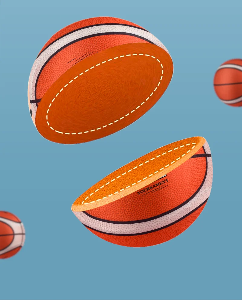 حزمة ملفوفة من القماش كذاب كتم الصوت كرة السلة الصامتة القابلة للعصر كتم كذاب كرة السلة داخلي كرة صامتة رغوة كرة السلة