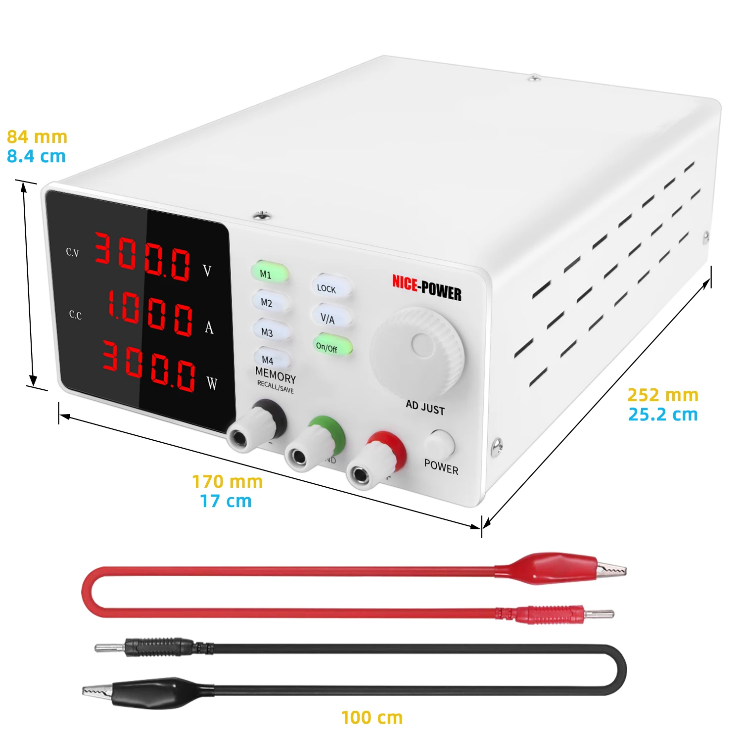 Imagem -03 - Laboratório Power Supply Encoder Ajuste Função de Memória Regulador de Tensão Reparação do Telefone 200v 300v 30v 10a dc Ajustável