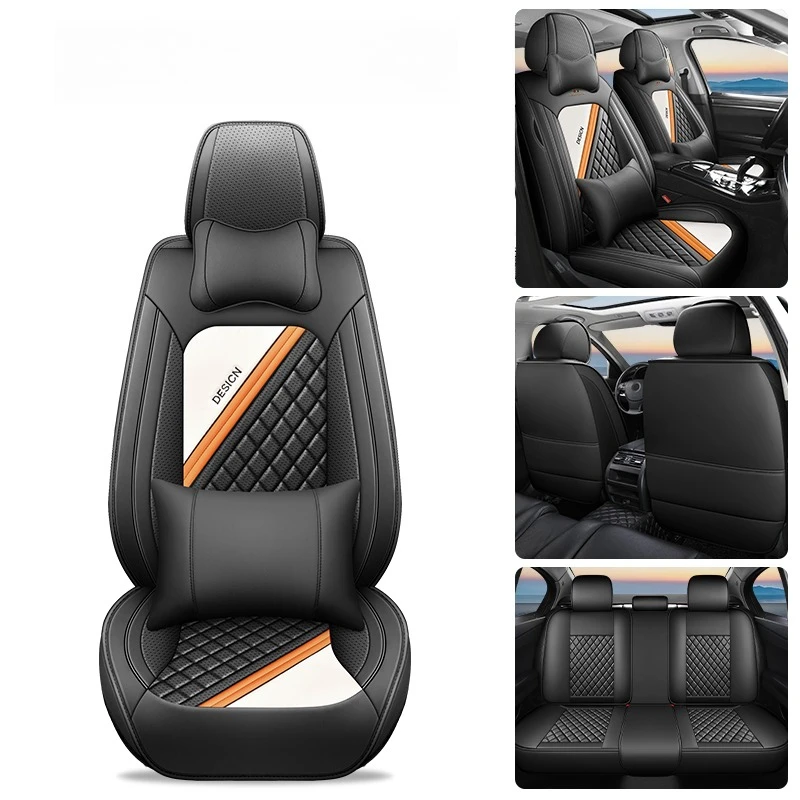 

Универсальный чехол на автомобильное сиденье из искусственной кожи для FORD Fiesta Fusion Mondeo Territory Kuga Expedition F-150, автомобильные аксессуары