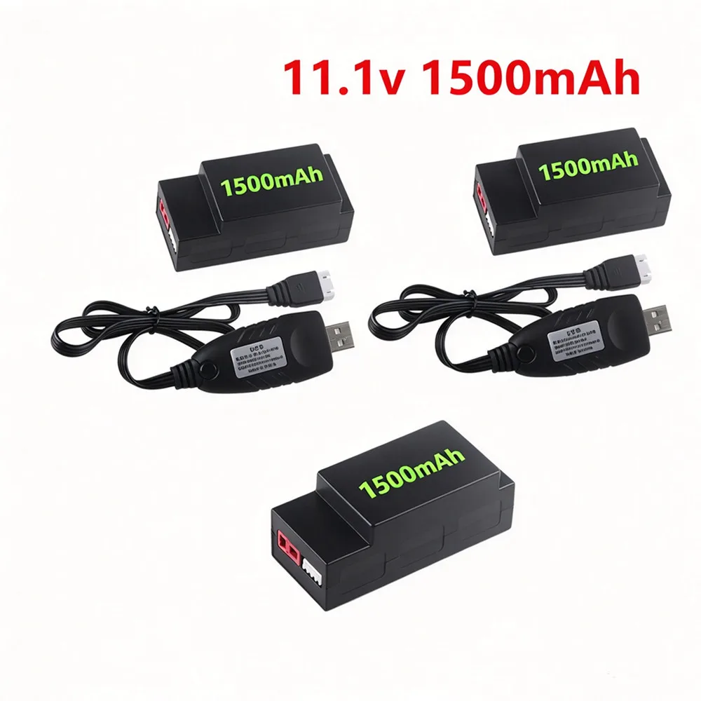 Original 3S 11.1V 1500mAh Lipo battery 25C For MJX Hyper Go H16H,H16E,16207,16208,16209,16210 Brushless 1/16 RC truck parts