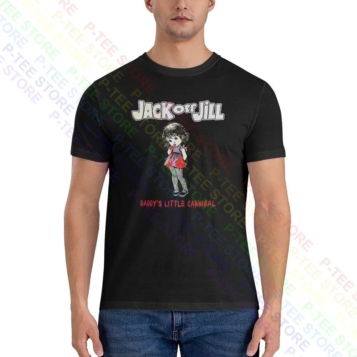 Jack Off Jill Band Daddy Little Cannibal Shirt T-shirt Cool Cotton Fashion Comfortable Tee