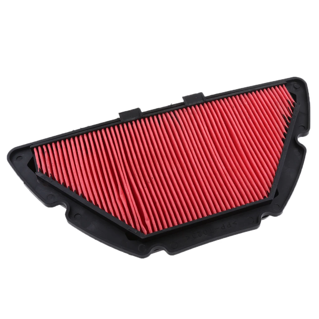 Motorcycle Air Filter Cleaner High Airflow Intake Filter Easy Install for Yamaha R1 YZF 2007 2008 Road Use