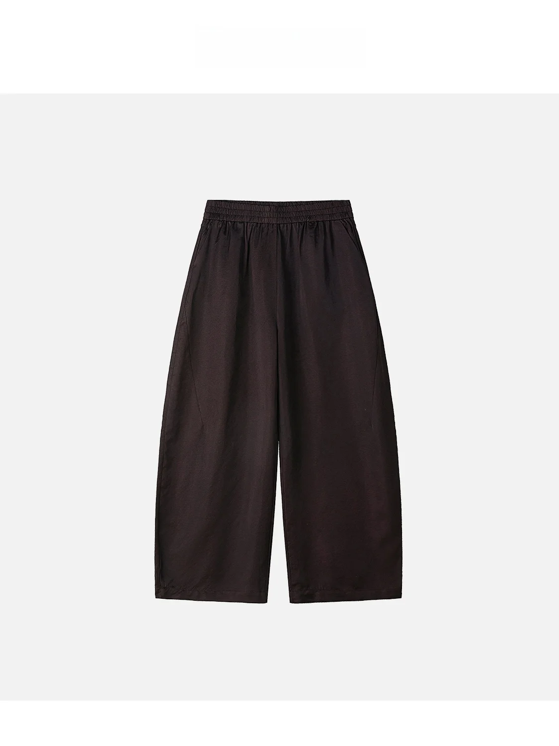 

JINGJING2025 New "YueChuan" Autumn Human Silk Xiangyun a Elastic Wide Leg Old Money Casual Pants Loose Straight Leg Long Pants