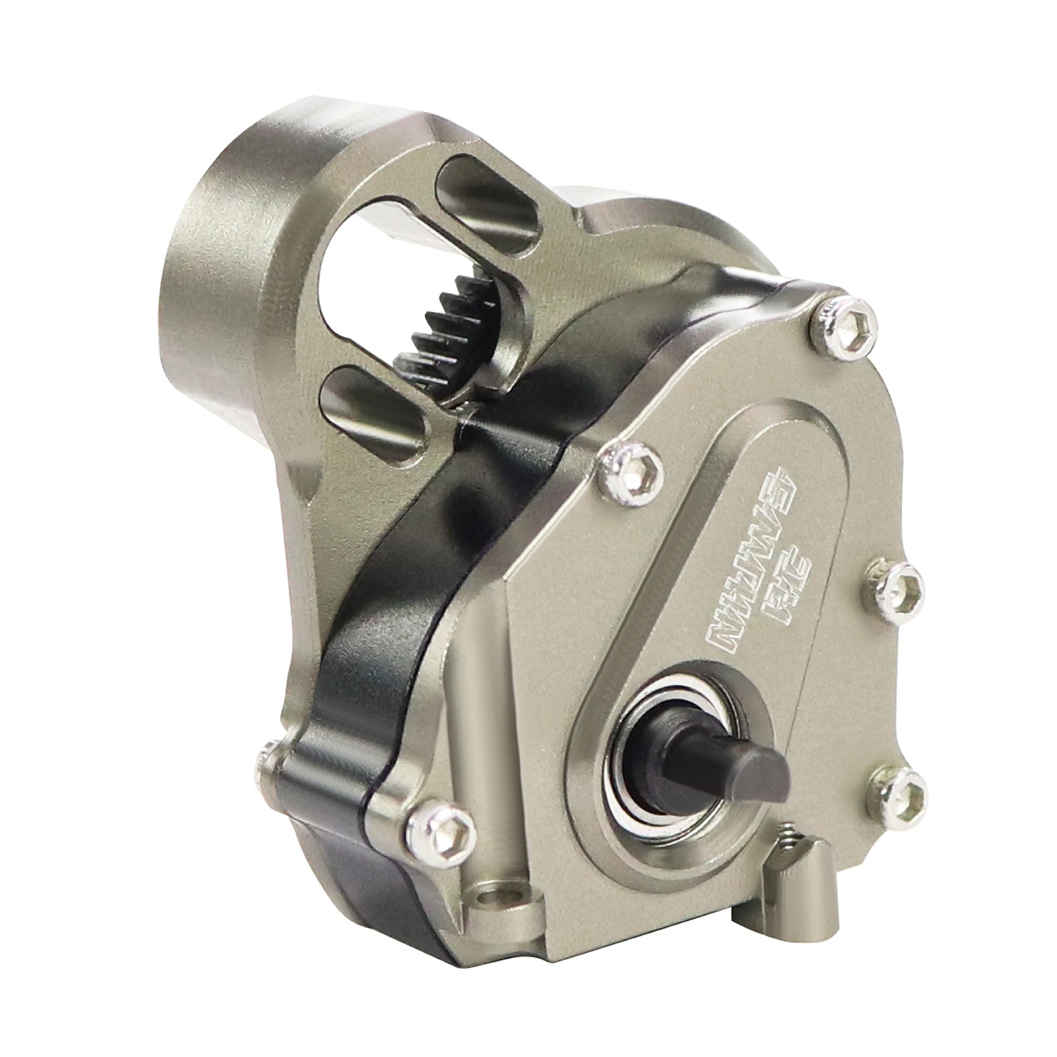 MR24 Aluminium 21% Overdrive Billet Transmission Gearbox For 1/24 RC Crawler Axial SCX24 Deadbolt C10 Gladiator Bronco Upgrade