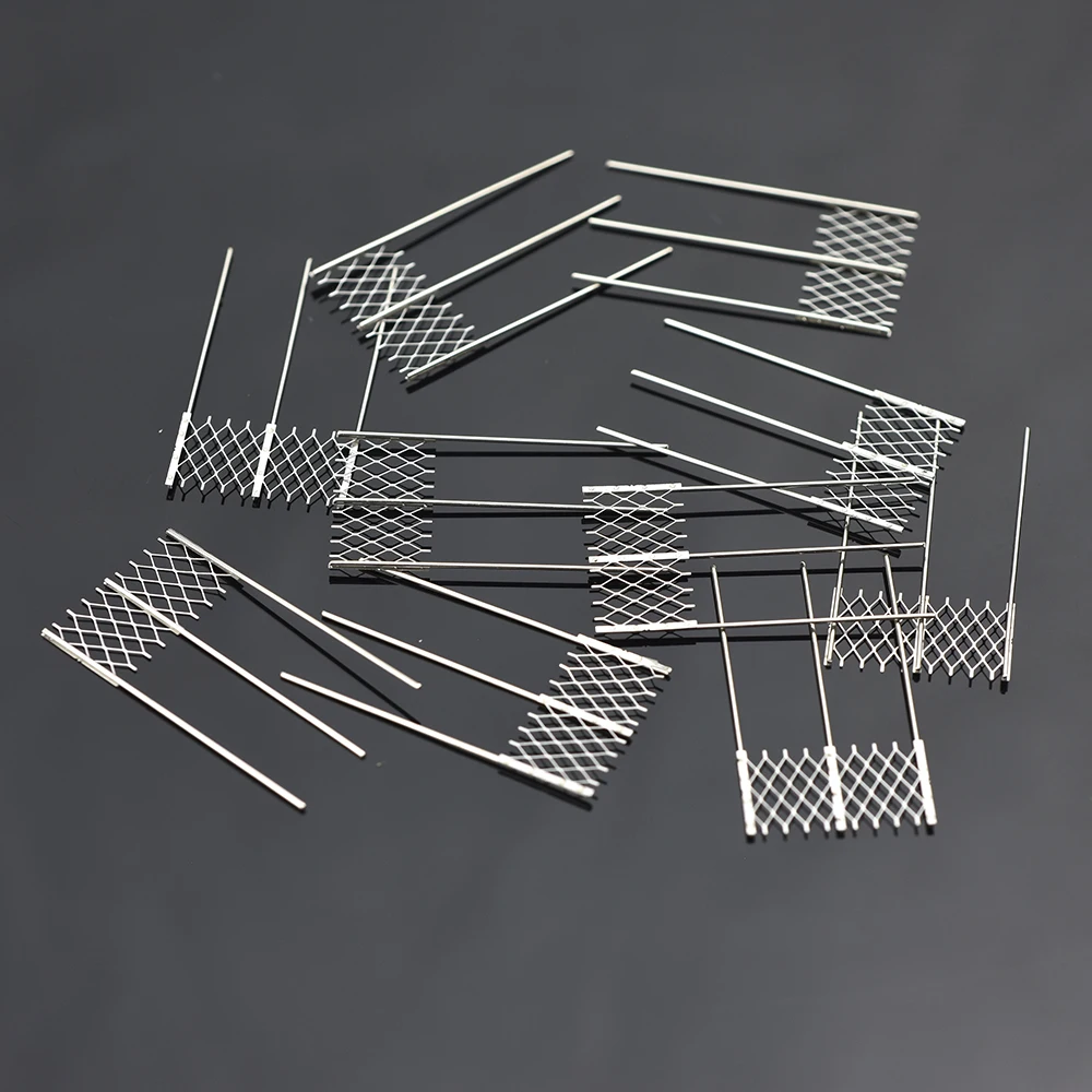 10/20/50/100pcs DIY Rebuild Resistance 0.2 0.15ohm Mesh TPP Style 3-Legs Heat Wire Repair Accessories RBK DRK Tool