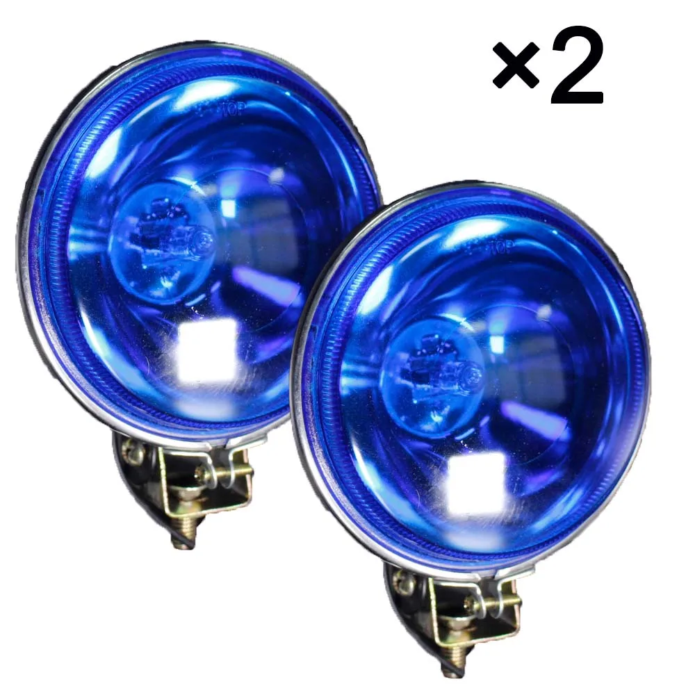 Round DIA-112MM Blue Fog Lamp H3 Bulb Include  *2 PCS