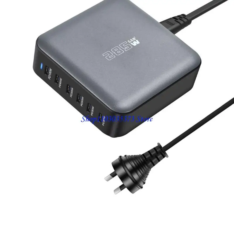 

D46B 500W 6 Port Gans Chargers PD USB C Adapters Chargers для телефона