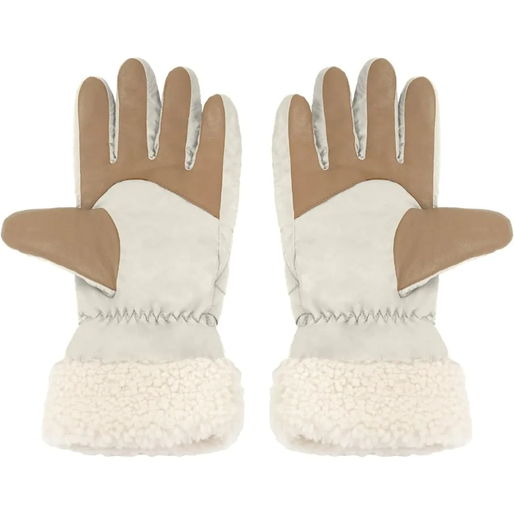 قفازات نسائية معزولة مقاومة للماء للحماية من جميع الأحوال الجوية