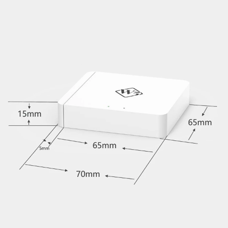 W5 Tuya Wireless Gateway Zigbee+Bluetooth Hub Multi-Mode Enhanced Version Can Access 128+Sub Devices 100M