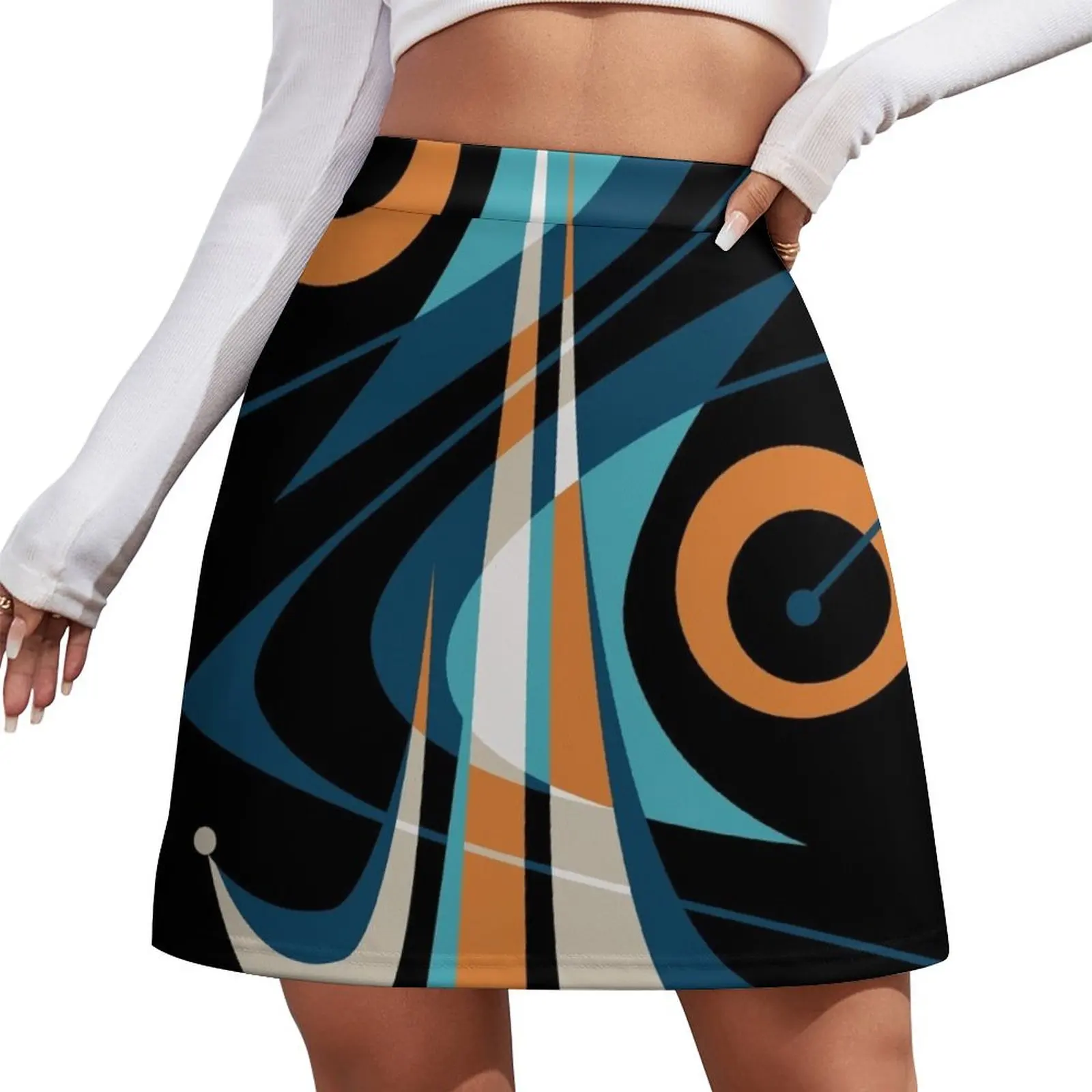 

Mid Century Modern Design 3 Mini Skirt Female dress Women's summer skirts Women's skirts Mini Skirt