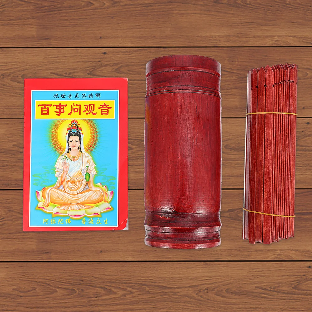 

Buddhist Divination Book Chinese Divination Prop Vintage Charm Suitable for Fortune Telling Games and Gatherings