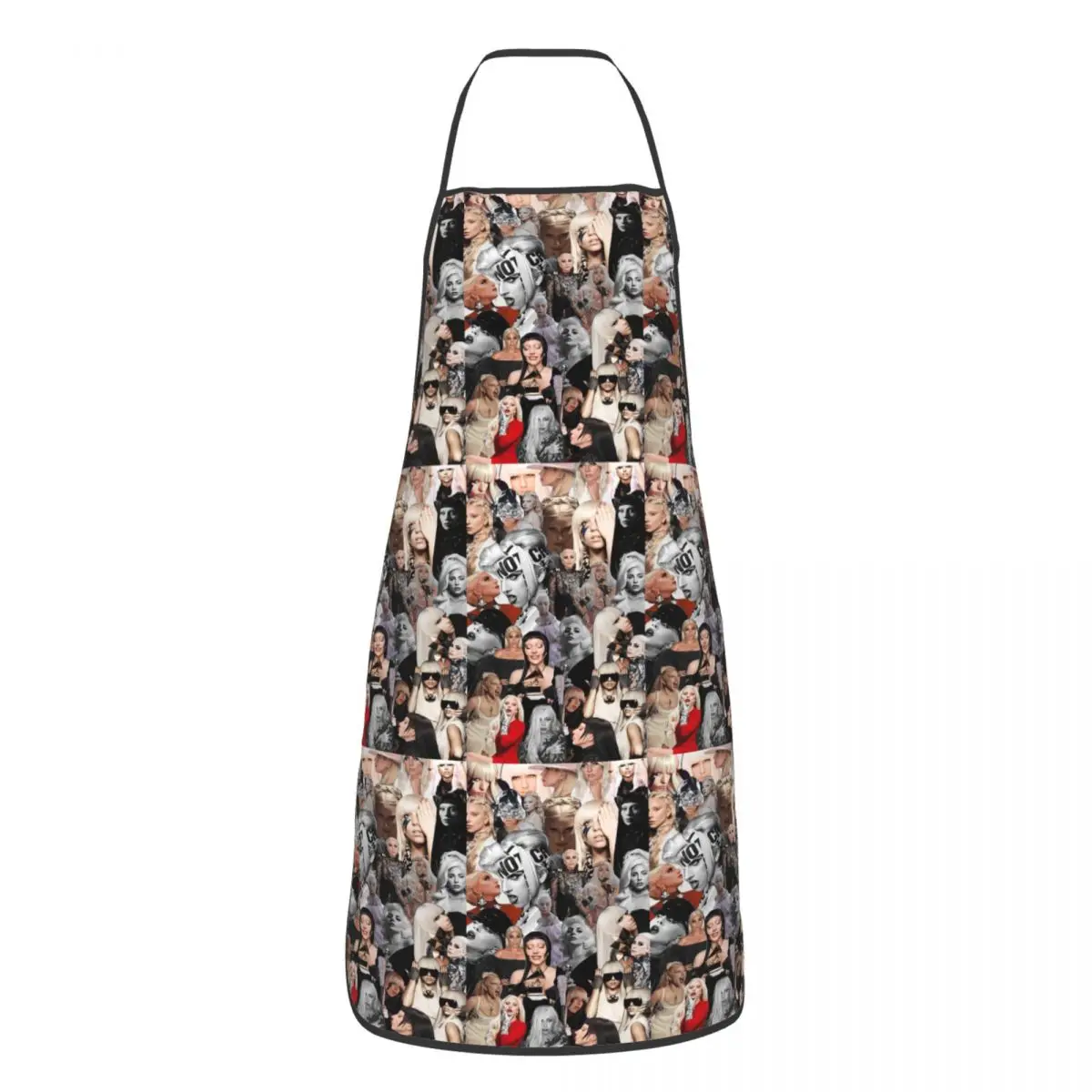 Drawing Lady Gaga Graphic Aprons Chef Cooking Tablier Waterproof Bib Kitchen Cleaning Pinafore for Women Men Painting