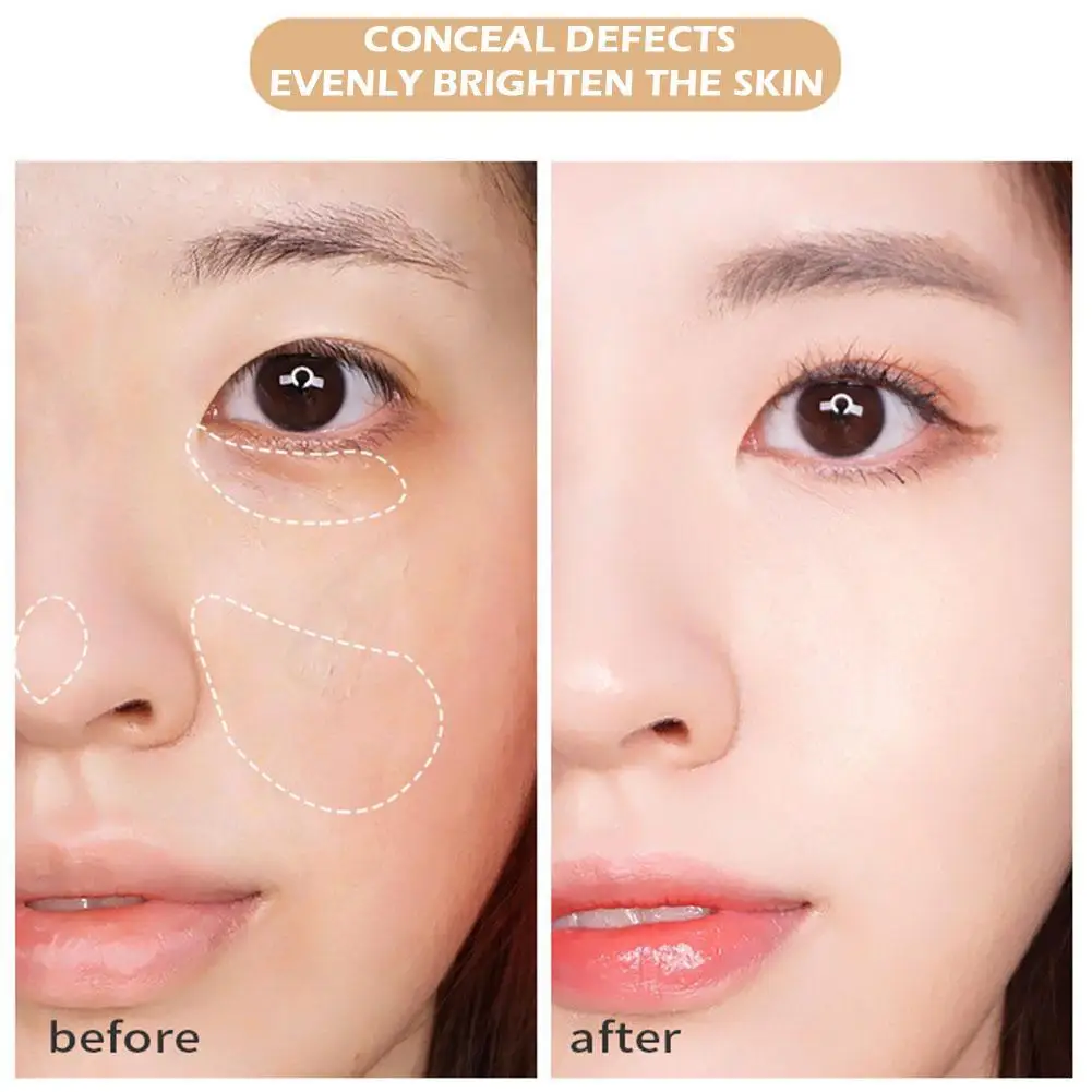 كريم أساس سائل NEW Bird's Nest Essence يحمل كونسيلر مقاوم للماء والعرق 25 مل #2