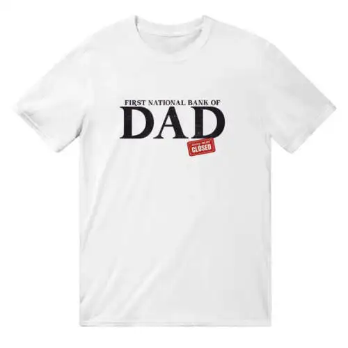 

Футболка с надписью «Bank Of Dad»