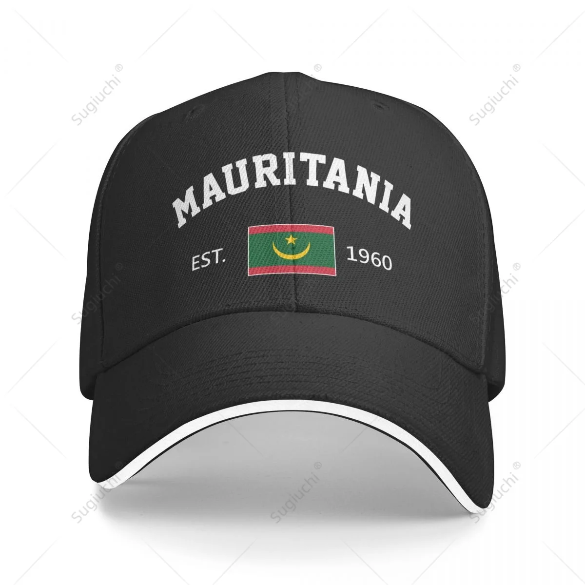 Baseball Cap Mauritania EST.1960 Independence Day Men Women Unisex Hip Hop Sandwich Caps Snapback Golf Hat Fishing
