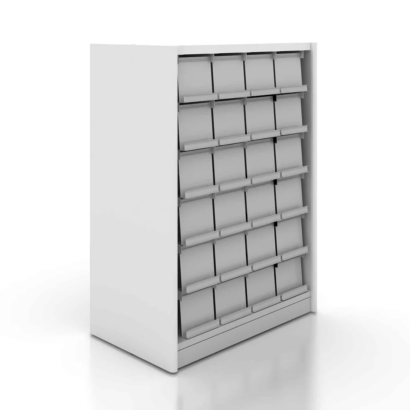 

Metal Commercial Magazine Rack