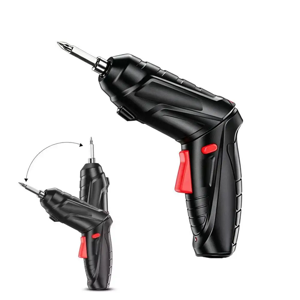 Power Tools Set Mini Cordless Electric Screwdriver Rechargeable Lithium Power Drill Bits Kit for Home DIY Household Repair