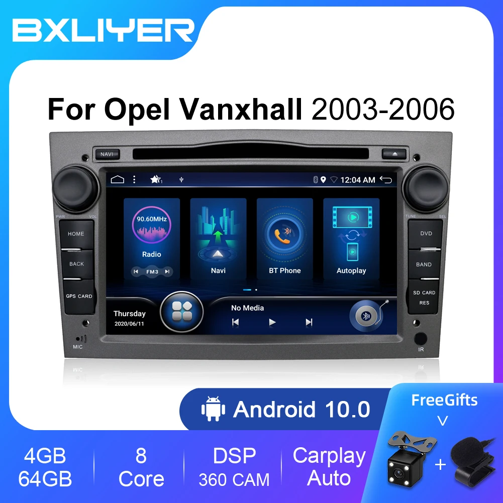 BXLIYER 8+256GB DSP Carplay Car Multimedia DVD Player For Opel Astra H G J Antara Vectra c b Vivaro Astra H Corsa c d zafira b