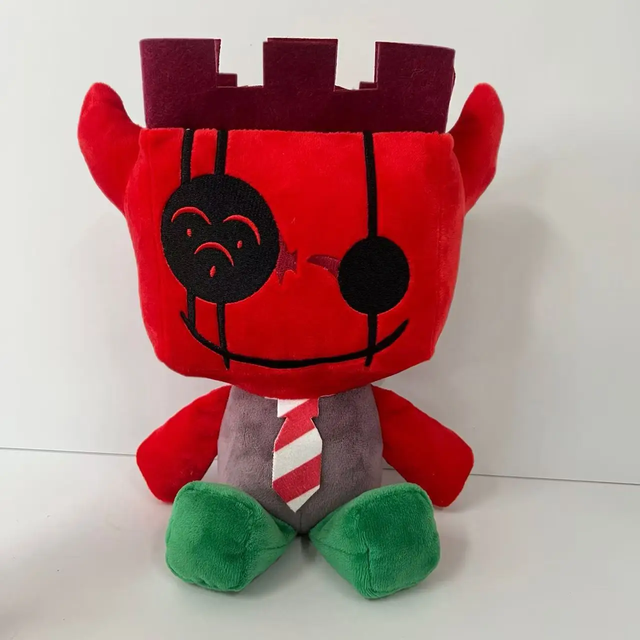 Game Forsaken JX1DX1 Plush Doll 25cm Peripherials Plushies King Cube Stuffed Toys Collectibles Decoration Gifts