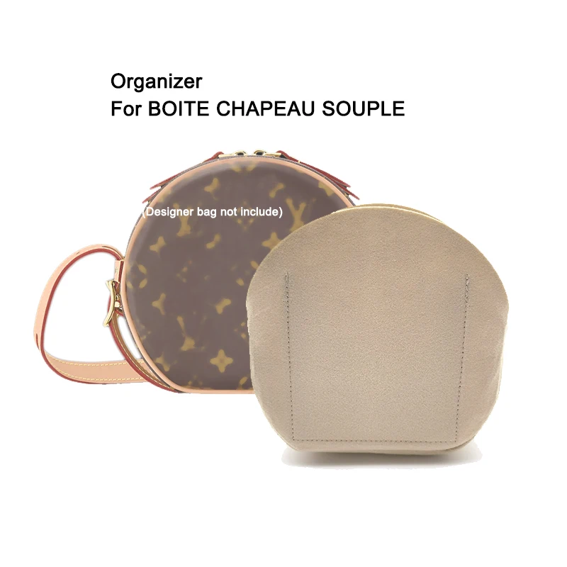 For Boite Chapeau Souple PM MM Felt Organizer Purse Insert,Custom Size