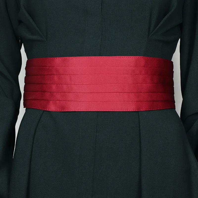 Wide Elastic Waist Belt for Women Fashion Fabric Dress Belts Black Red  Corset Cincher Waistband for Ladies Cinto Feminino - AliExpress