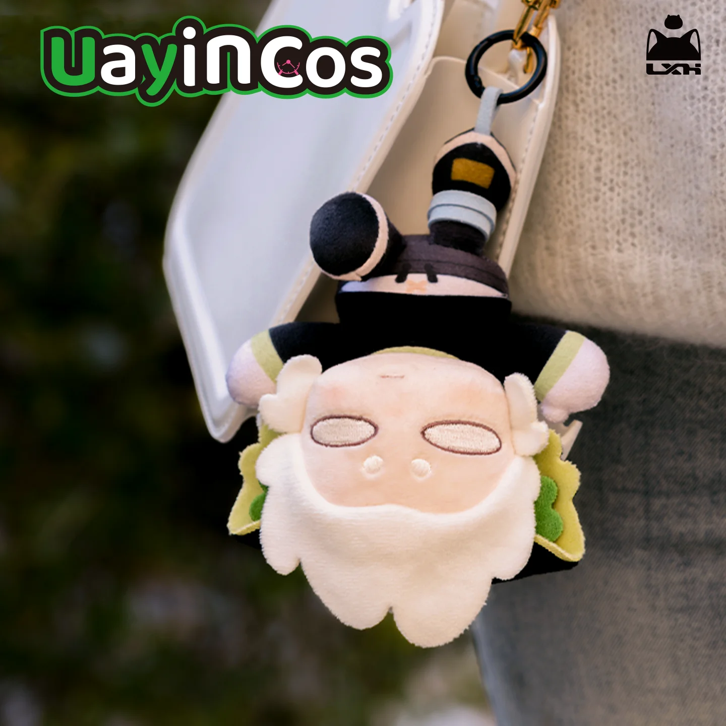 

In Stock Original The Legend of Hei II Luo XiaoHei Stuffed 12cm Plushies Doll Clothes Keychain Bag Pendant Anime Game Toy Kids