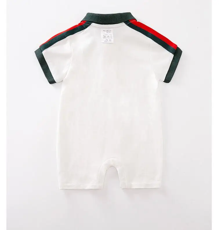 1 Pcs Baby Boy Girl Clothes Short Sleeves Pure Color Romper