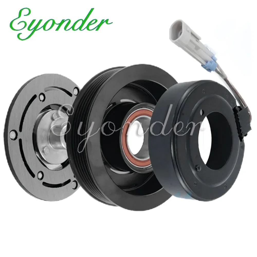 

AC A/C Compressor Clutch Pulley for FIAT CROMA 194 HOLDEN VAUXHALL VECTRA C SIGNUM SAAB 9-3 71786549 51760316 93187228 12843774