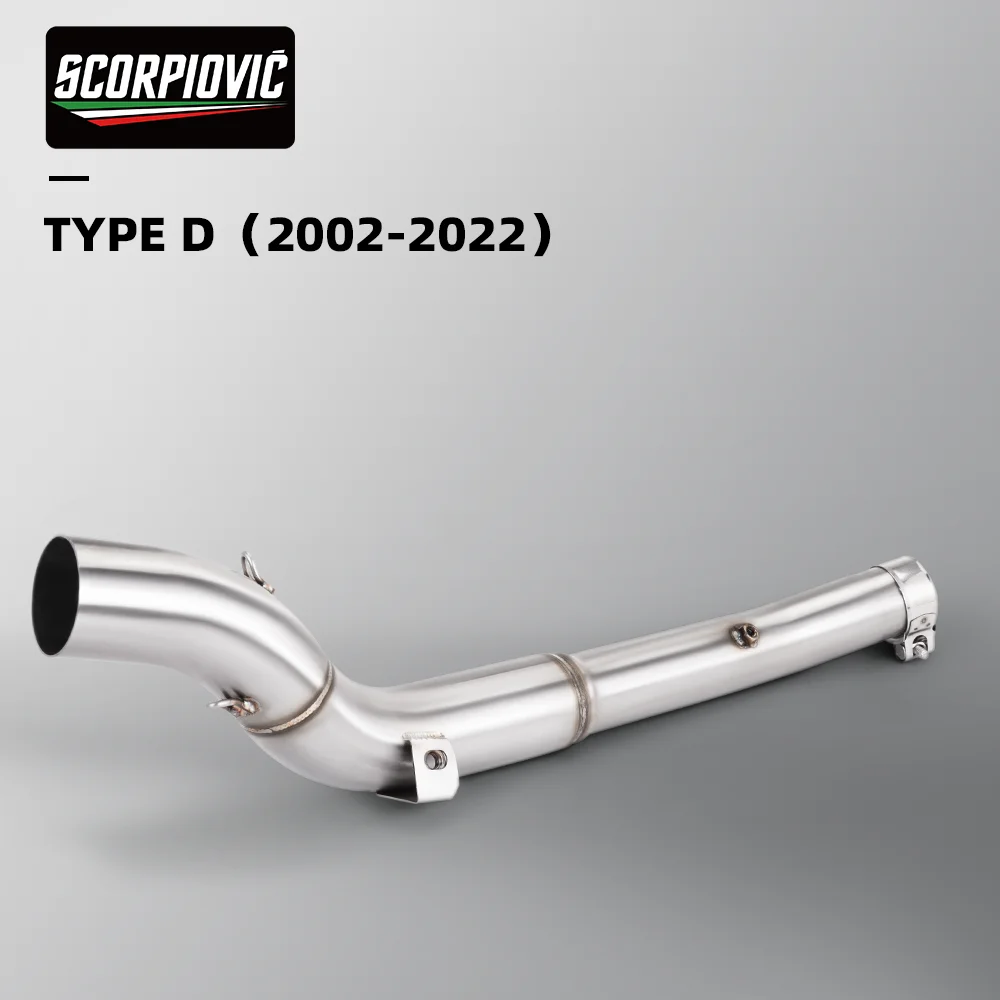 Motorcycle link pipe For Suzuki DRZ 400 2000-2022 DRZ400 S / SM DR-Z 400 DRZ400S Escape DRZ 400 exhaust drz400 link pipe