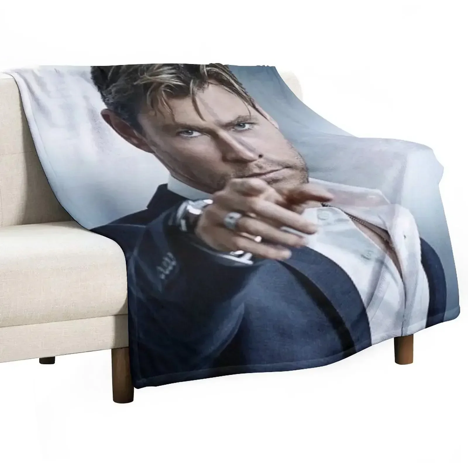 

Chris Hemsworth Throw Blanket Luxurious Soft Blanket Holiday Gift for Family