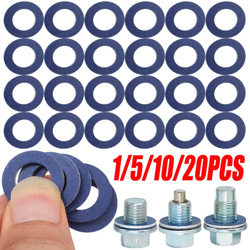 Oil Pan Gaskets for Toyota Camry Corolla Lexus Scion Replaces Oil Drain Plug Gaskets Seal Gasket # 90430-12031