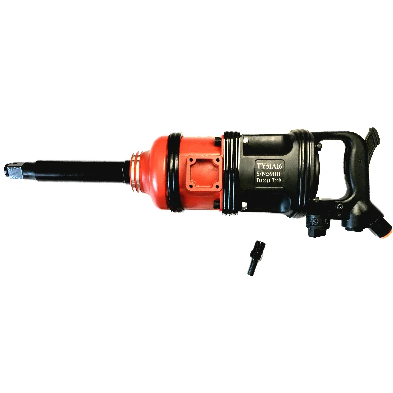 TY51A16 8-Inch Anvil Pneumatic Wrench 1-Inch Drive 2,400 Ft.lbs Pinless Mechanism Providing Brute Force Power for Deep Wheel