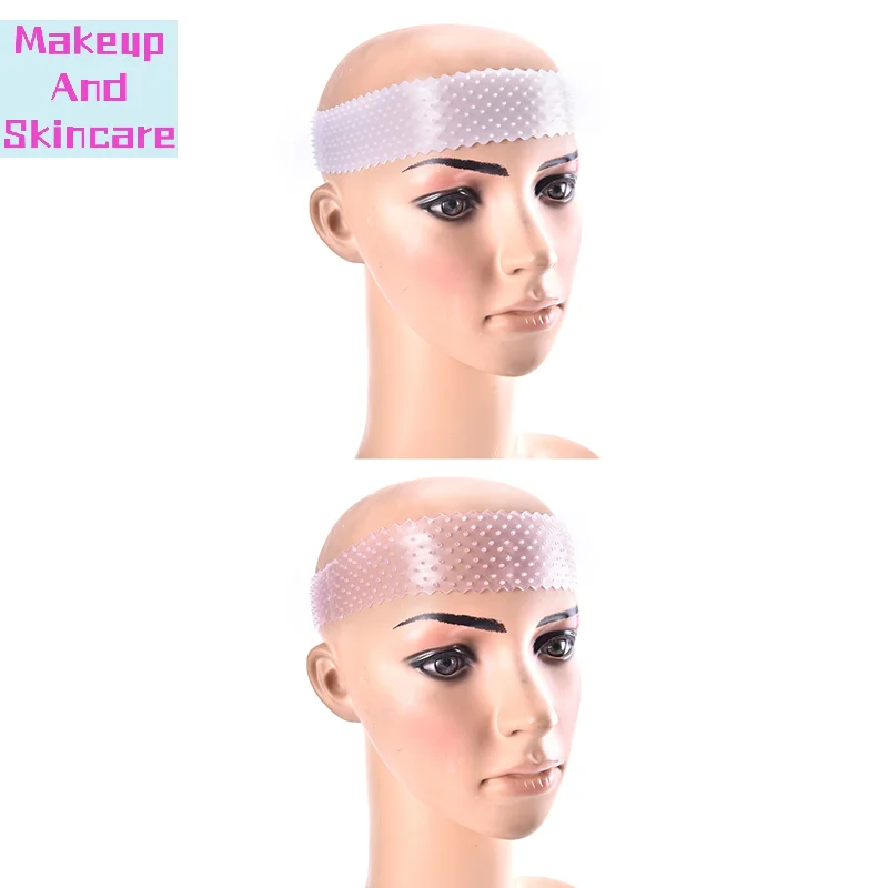 「1PC Non Slip Wig Grip Headband Transparent Silicone Wig Band Wig Secure Wig Gripper」