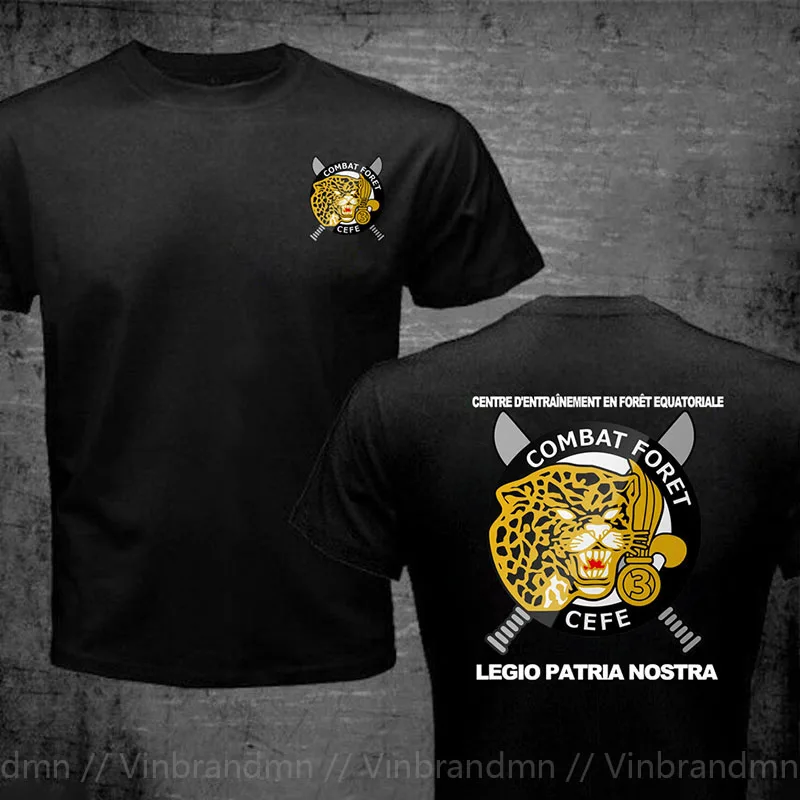 French Foreign Legion 3REI / CEFE Etrangere Jungle Warfare Training T-Shirt France Special Army Short Sleeve O-Neck Mens T Shirt