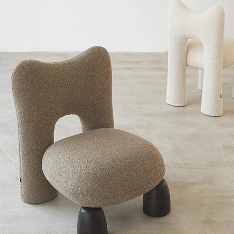 

Children's chair soft bag living room leisure chair shoe changing stool