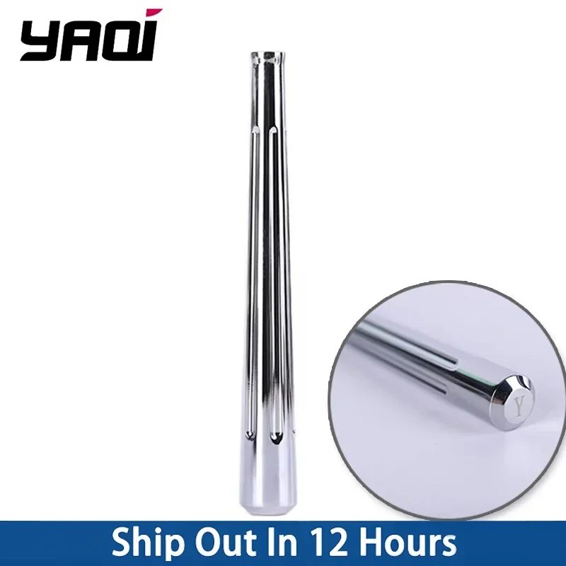 Yaqi Męski Globe Trotter Chromowany Mosiężny Uchwyt do Maszynki do Golenia Bezpieczeństwa Przenośny Wymienny Uchwyt do Maszynki Nowy Modny Prosty Uchwyt