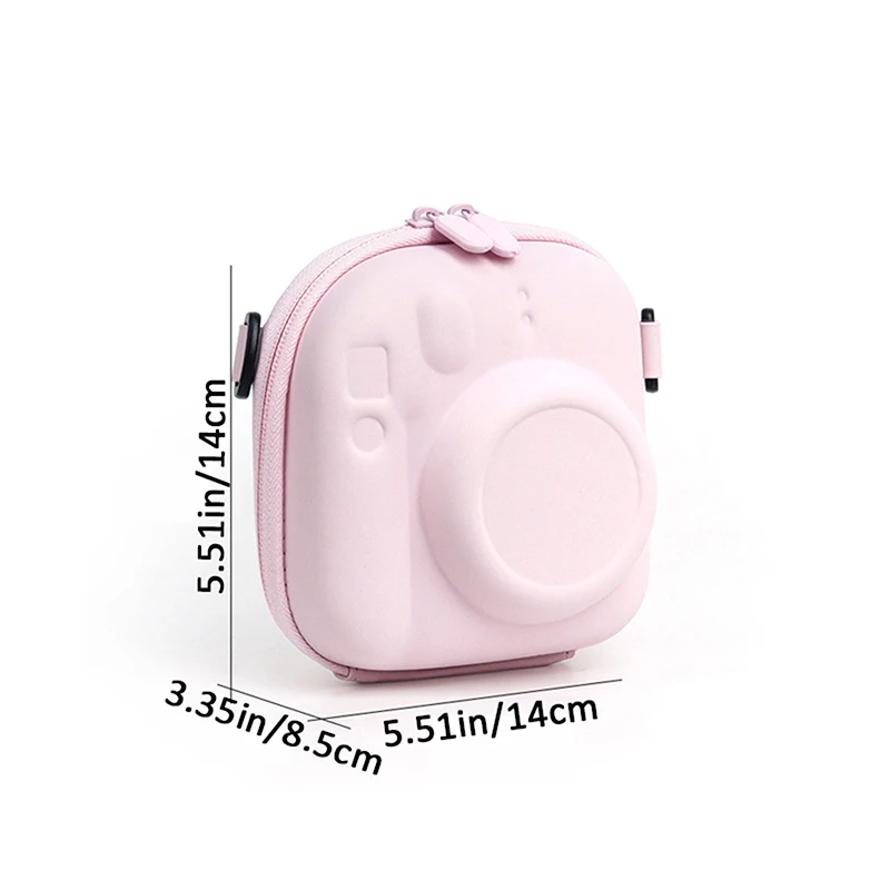 Carrying Shockproof EVA Camera Case Bag For Instax Mini 7+/8/9/11/12/40 Cameras Bag Adjustable Strap Camera Pocket