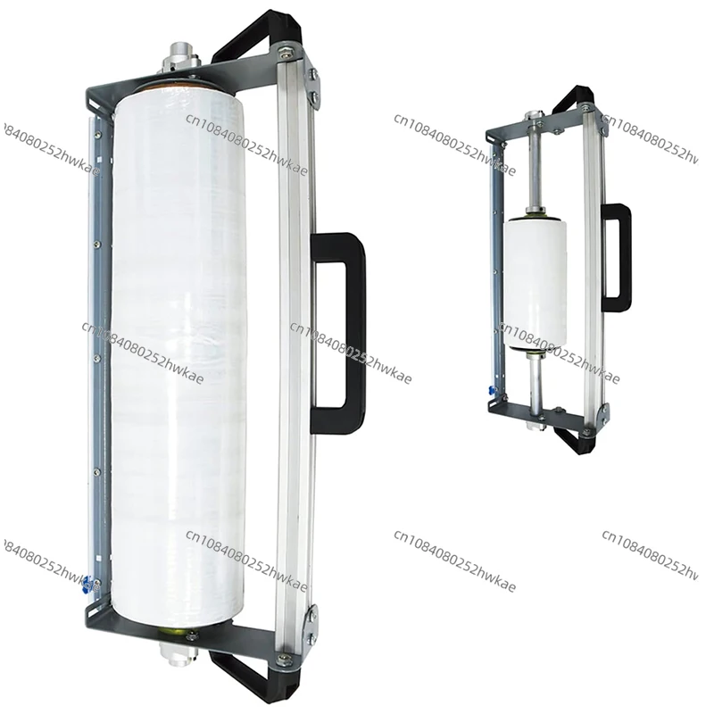 Manual Stretch Film Packaging Machine Wrapping Machine Handle Film Puller Cuttable 30-50cm Film Packing Support