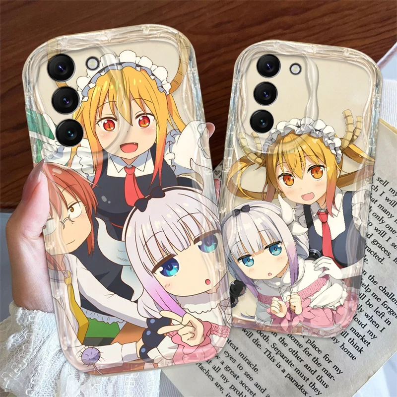 Miss Kobayashi Dragon Maid Cover For S21 S23 S24 Ultra Plus FE A55 A35 A25 A05S A54 A53 A52 A33 A32 Wave Oil Phone Case