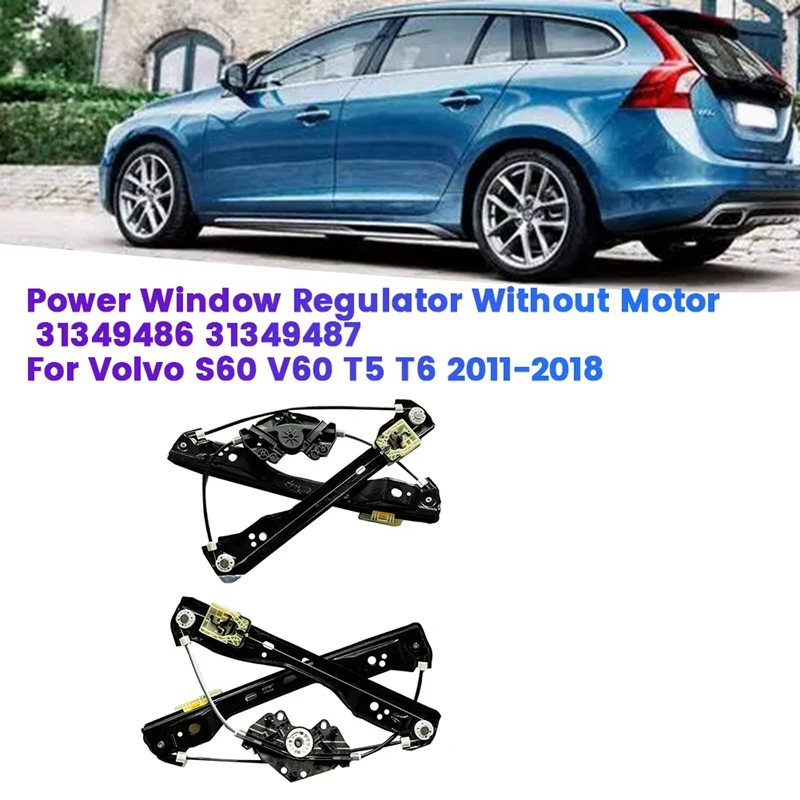 

1Pair Front Door Window Regulator 31349486 31349487 For Volvo S60 T5 T6 2011-2018 Power Window Regulator 314407859