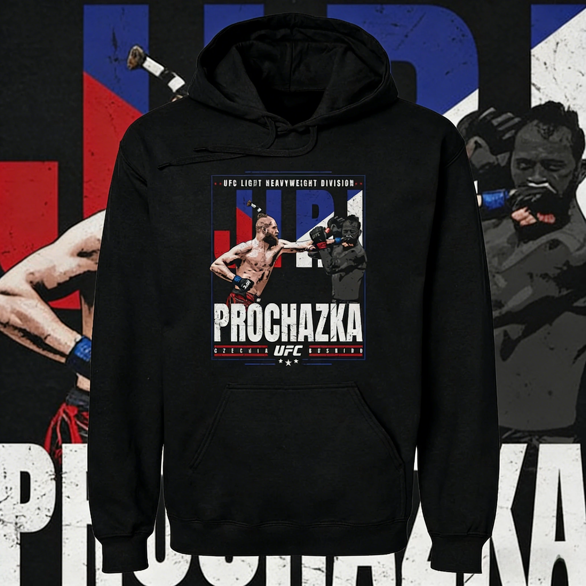 

2025-26, осенне-зимняя толстовка с капюшоном и периферийным рисунком UFC, свободная толстовка с принтом из 100% хлопка для мужчин и женщин