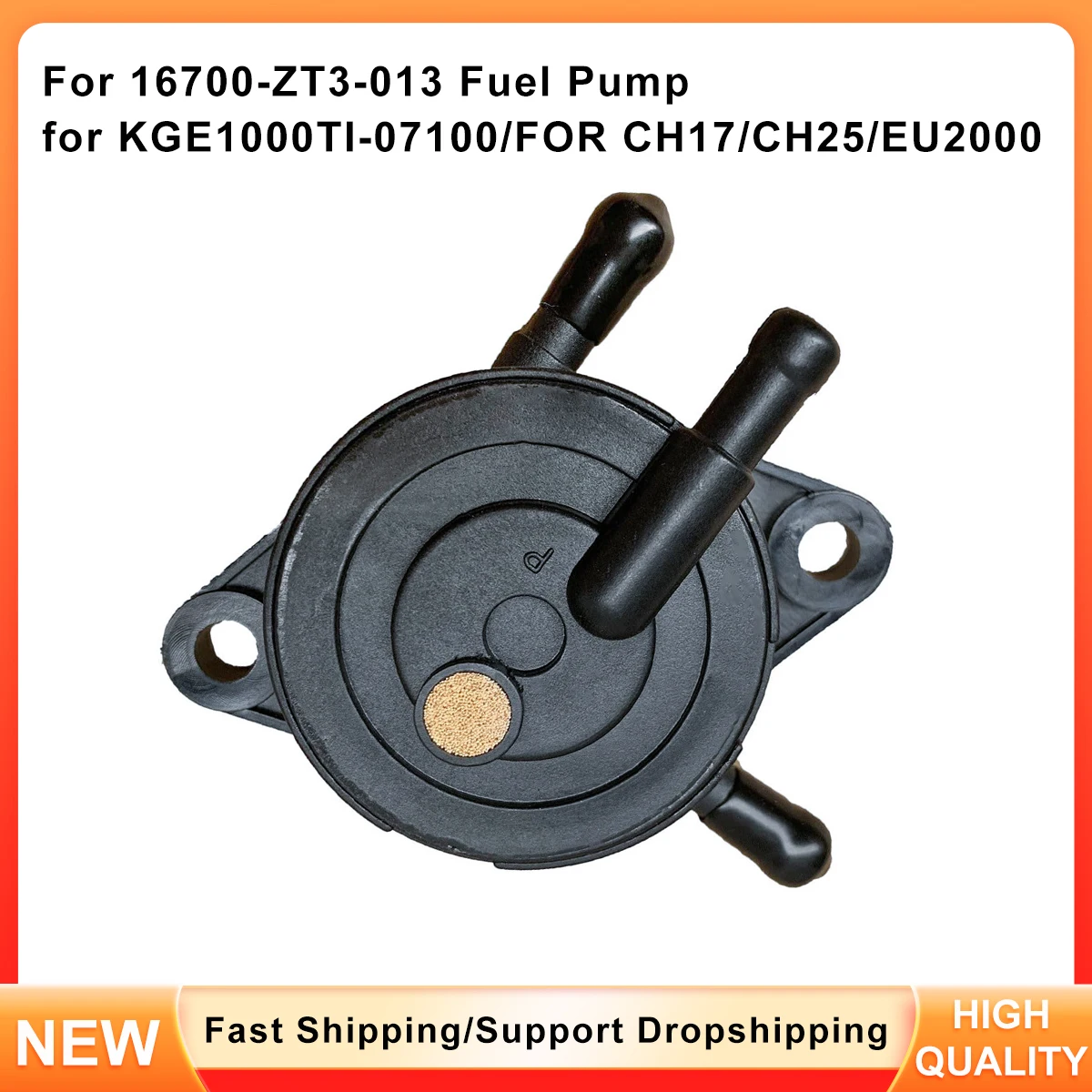 

Fuel Pump Replacement 16700-ZT3-013 for Honda CH17 CH25 EU2000