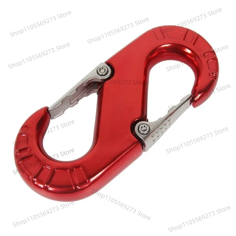 LH07 4x4 Off-Road Aluminum Alloy S-Shaped Trailer Hook, Quick Locking Auto Shackle, Off-Road Recovery Accessories